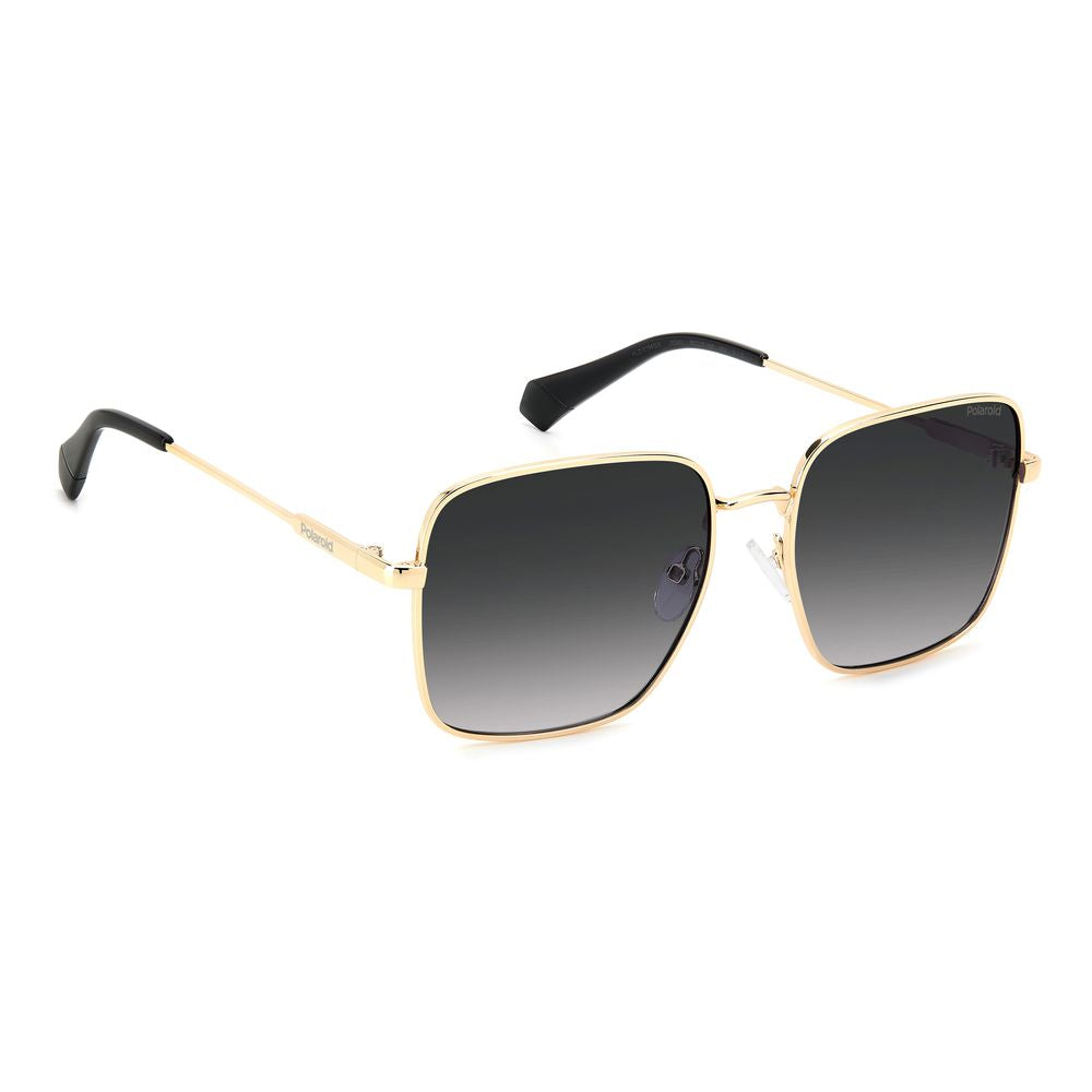 Polaroid Gold Metal Sunglasses