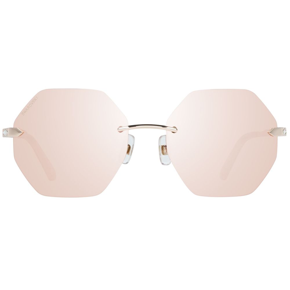 Swarovski Gold Metal Sunglasses