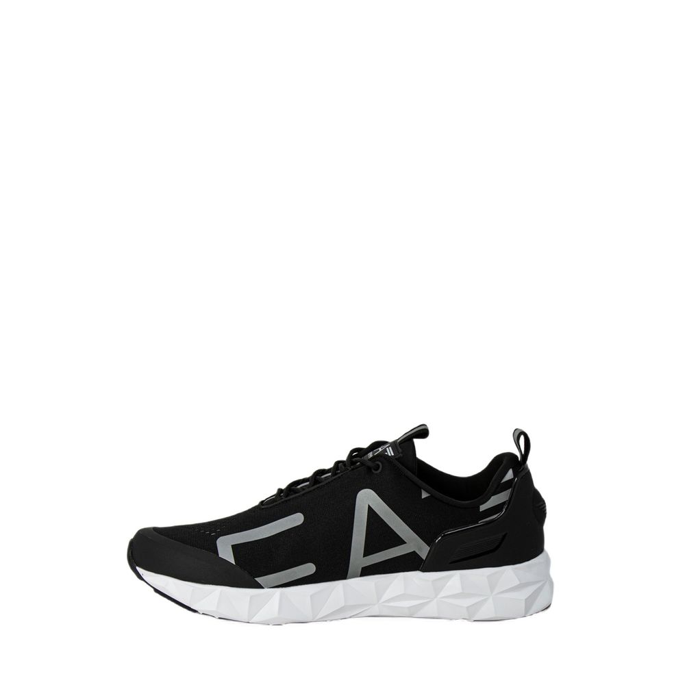 EA7 Emporio Armani Black Polyester Sneaker