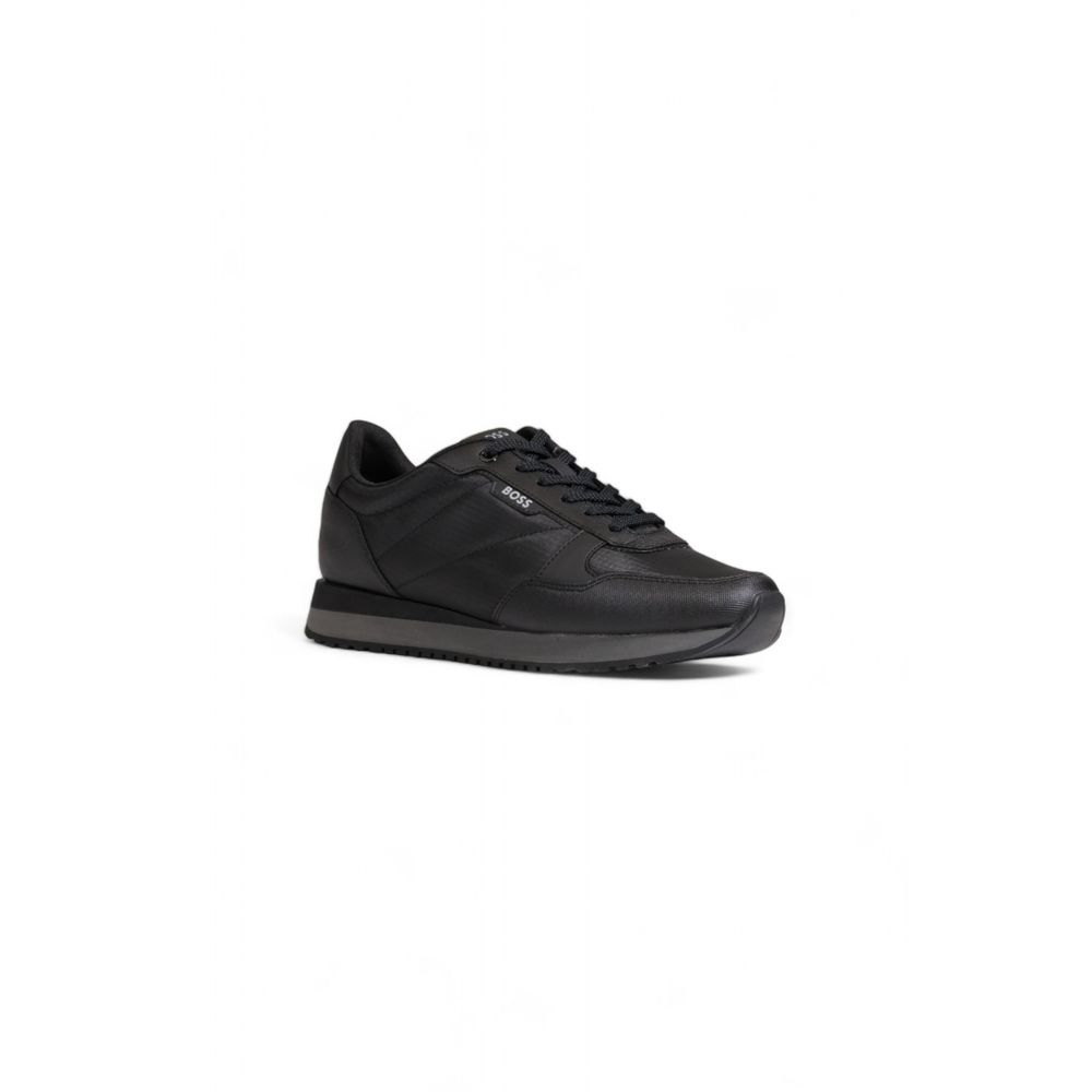 Hugo Boss Black Fabric Sneaker