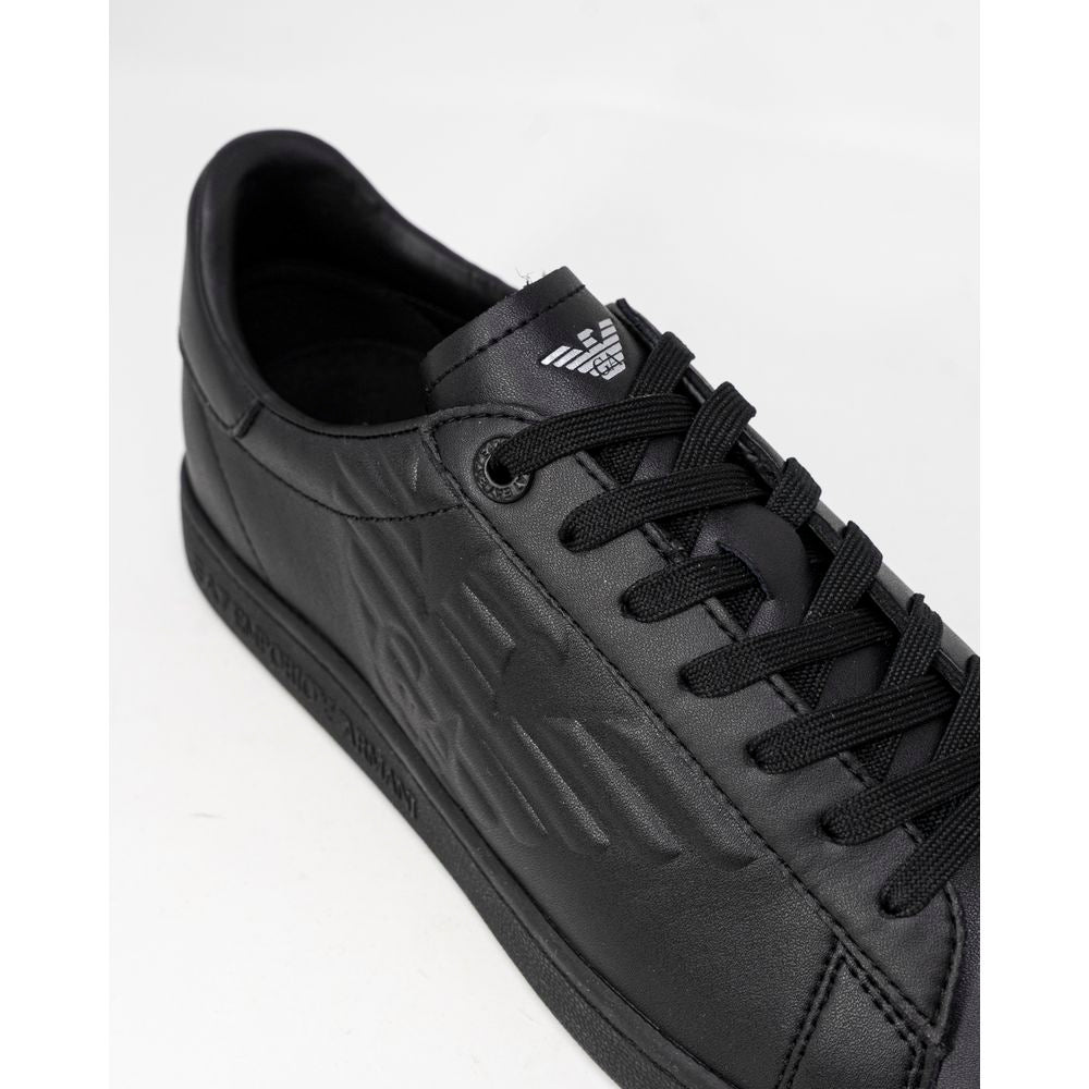 EA7 Emporio Armani Black Polyethylene Sneaker