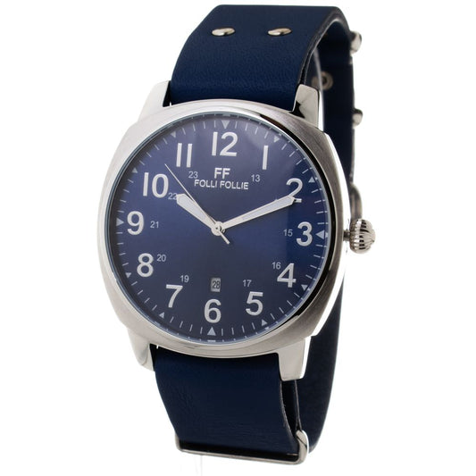 Folli Follie Blue Leather Watch