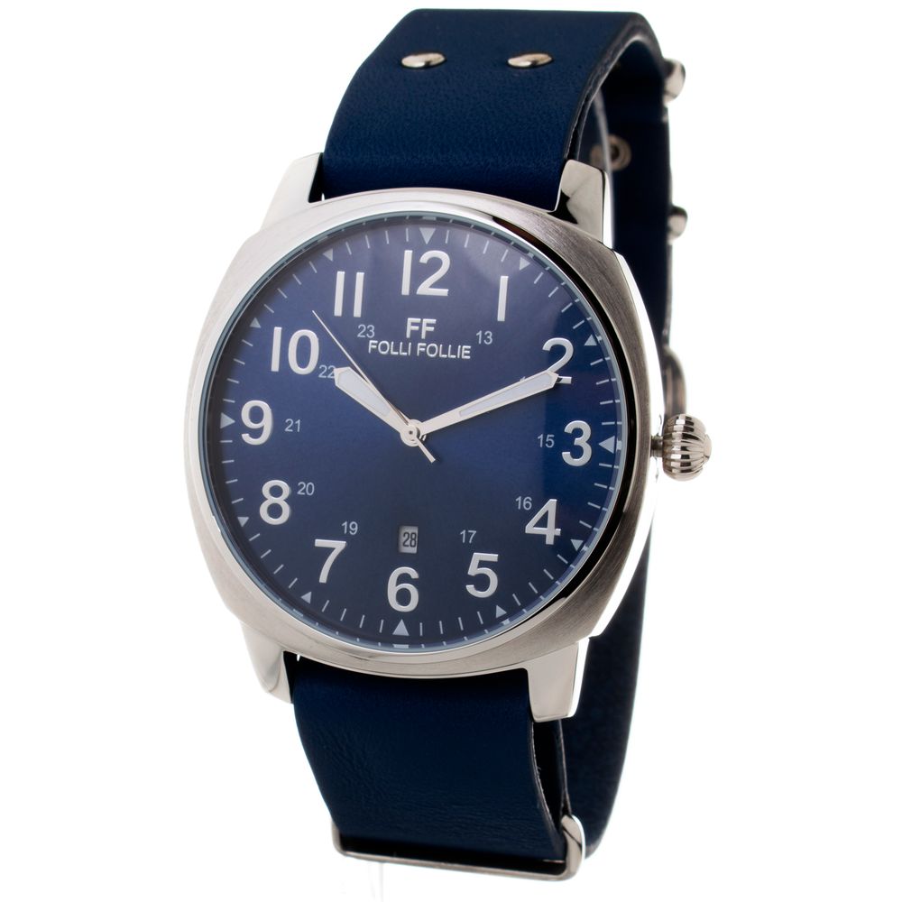 Folli Follie Blue Leather Watch