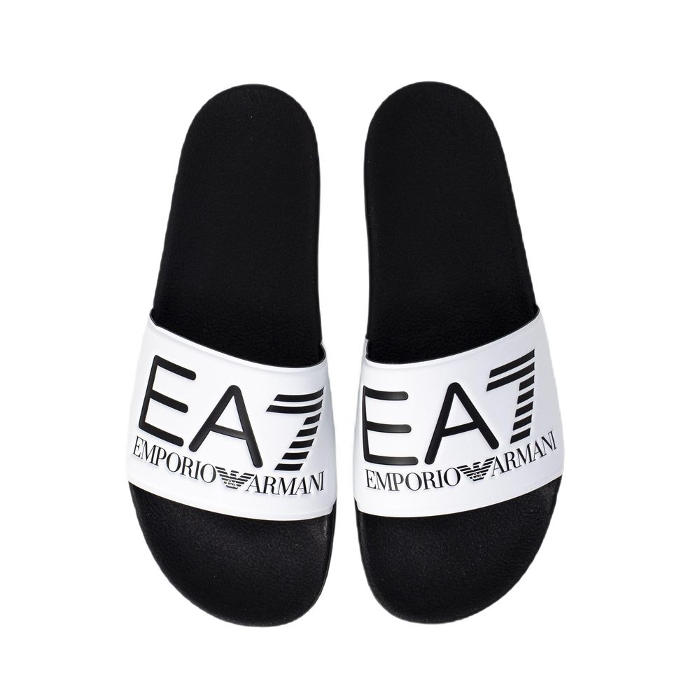 EA7 Emporio Armani Black And White Polyethylene Sandal