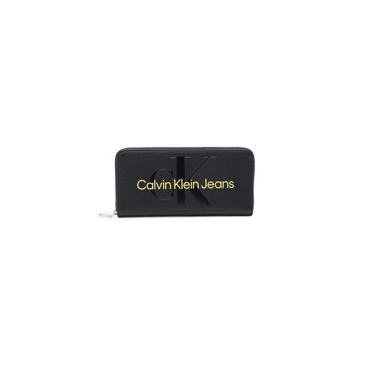 Calvin Klein Jeans Yellow Polyethylene Wallet