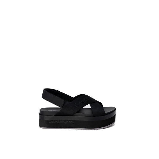 Calvin Klein Jeans Black Polyethylene Polyethylene Sandal