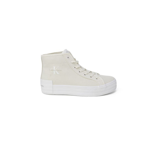 Calvin Klein Jeans Beige Cotton Cotton Sneaker