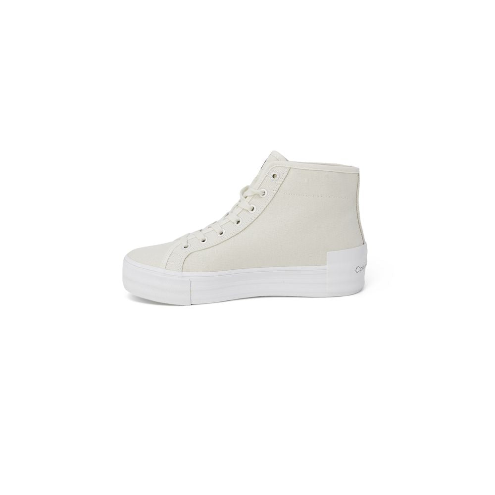 Calvin Klein Jeans Beige Cotton Cotton Sneaker