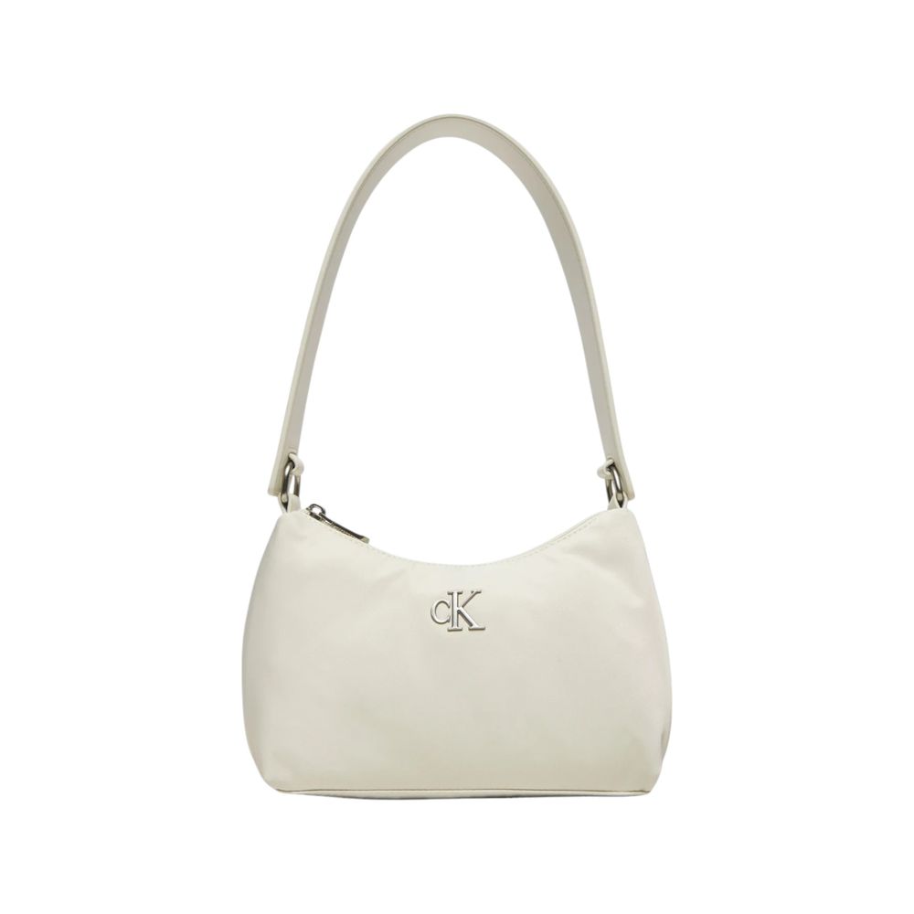 Calvin Klein Jeans White Recycled Polyester Handbag