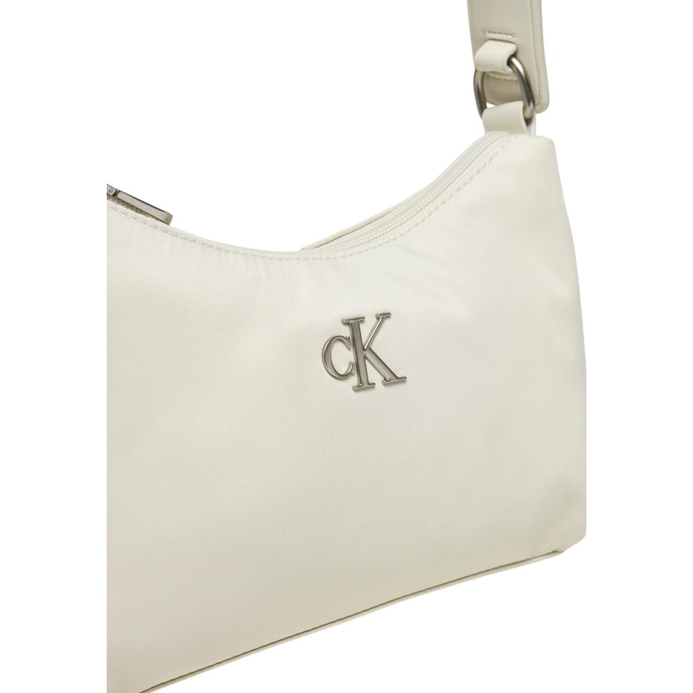 Calvin Klein Jeans White Recycled Polyester Handbag