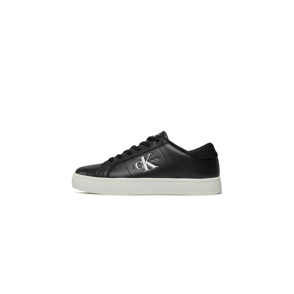 Calvin Klein Jeans Black Leather Sneaker