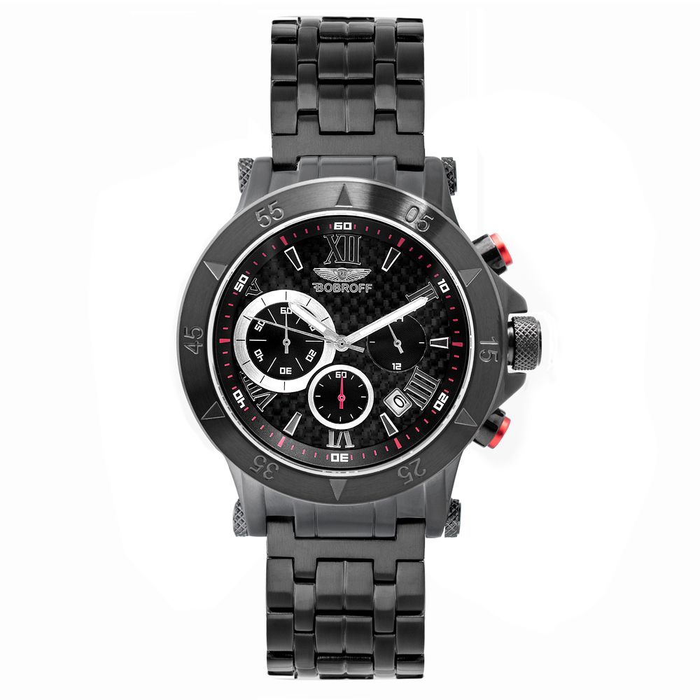 Bobroff Black Steel Watch