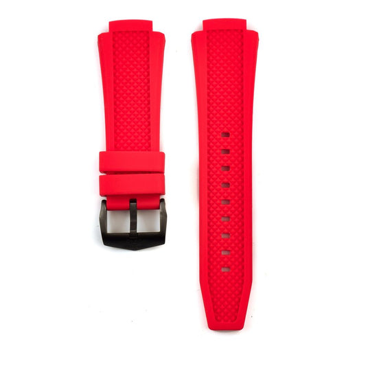 Bobroff Red Silicone Watch