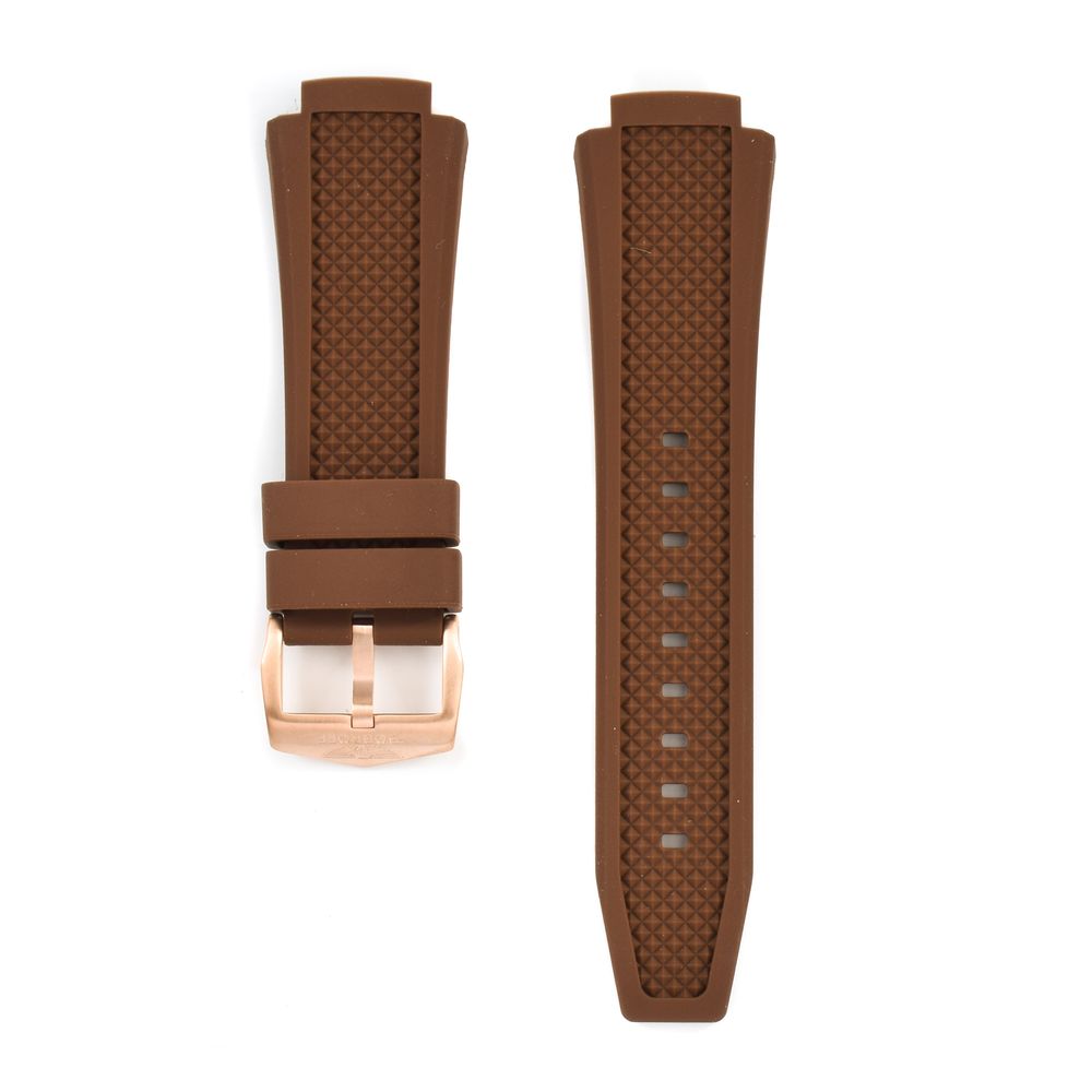 Bobroff Brown Silicone Watch