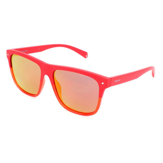 Polaroid Orange Resin Sunglasses