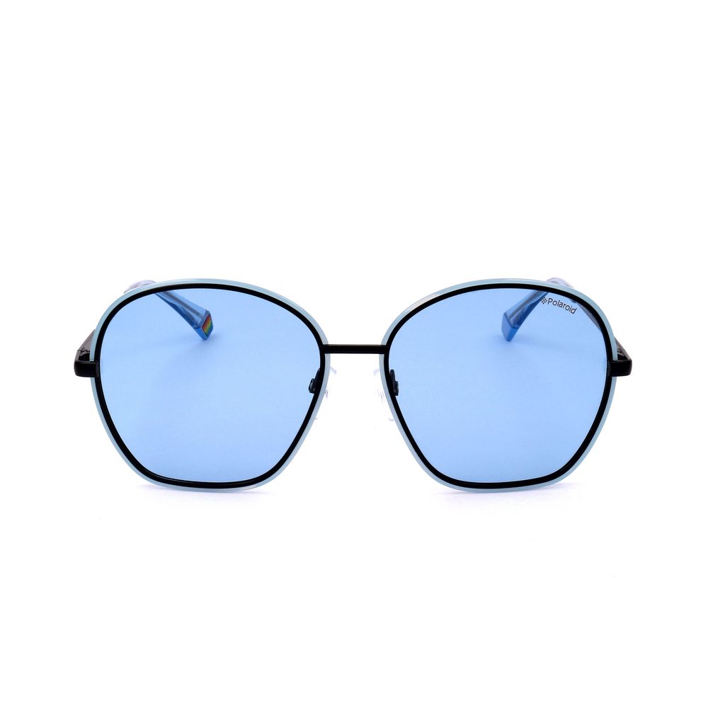 Polaroid Blue Metal Sunglasses