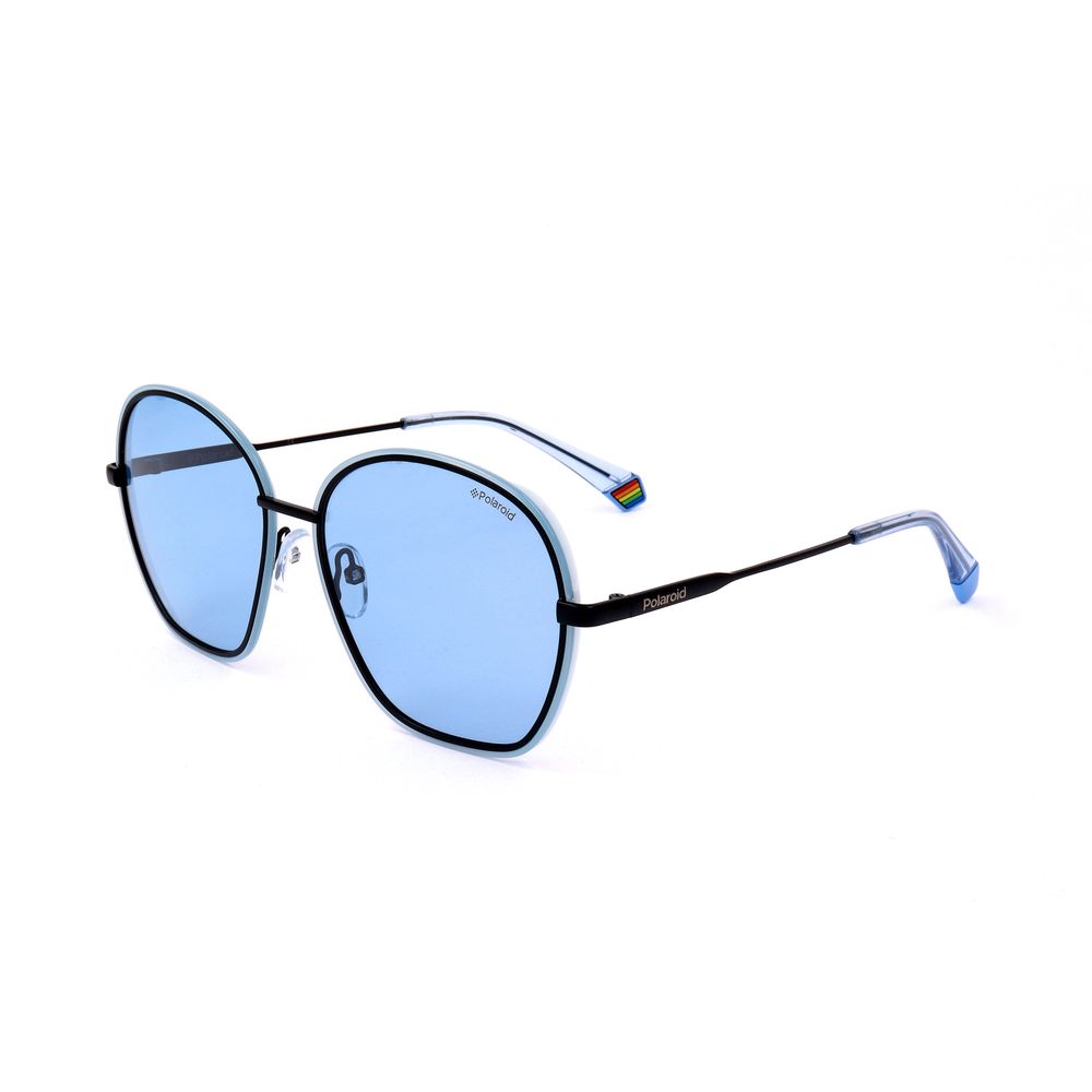 Polaroid Blue Metal Sunglasses