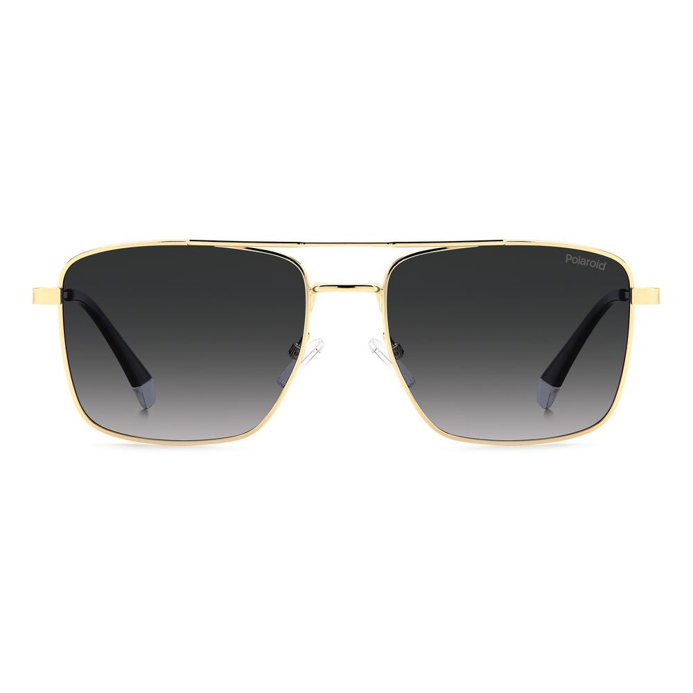 Polaroid Gold Metal Sunglasses