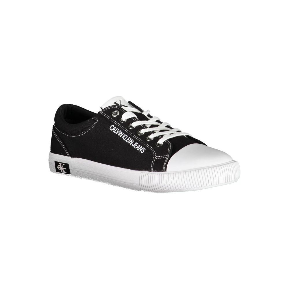 Calvin Klein Black Cotton Men Sneaker