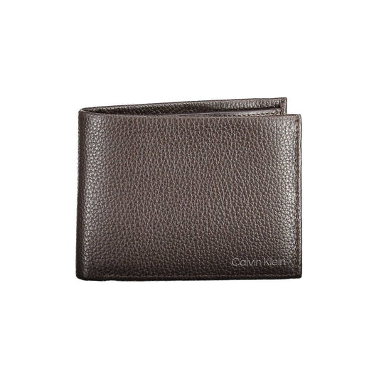 Calvin Klein Brown Leather Men Wallet