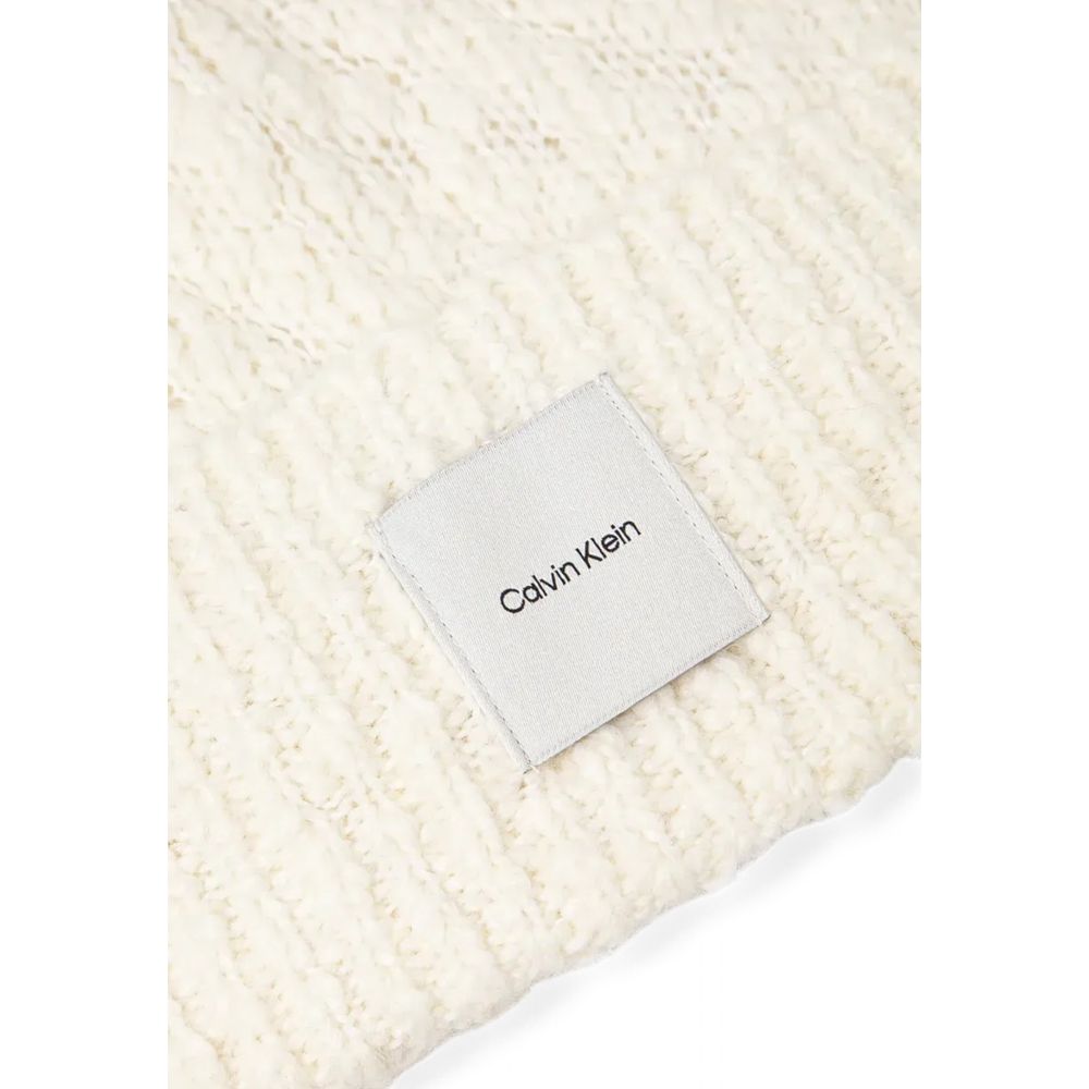 Calvin Klein White Polyester Polyester Hat