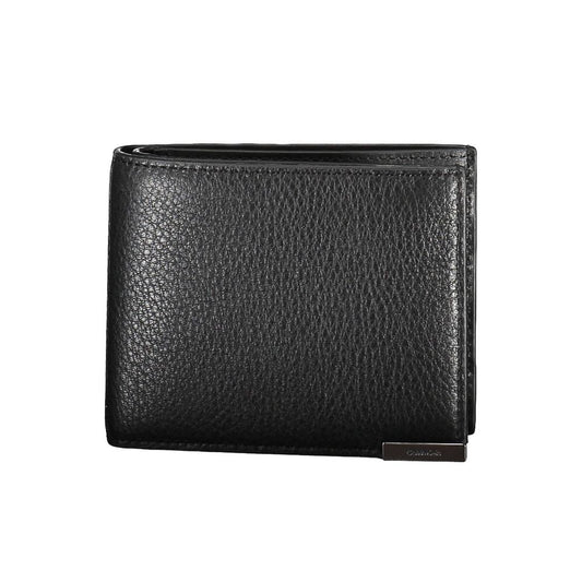 Calvin Klein Black Leather Men Wallet