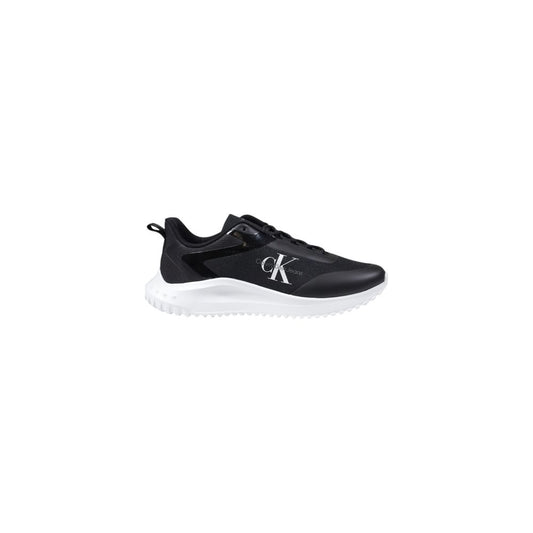 Calvin Klein Jeans Black And White Recycled Polyester Sneaker