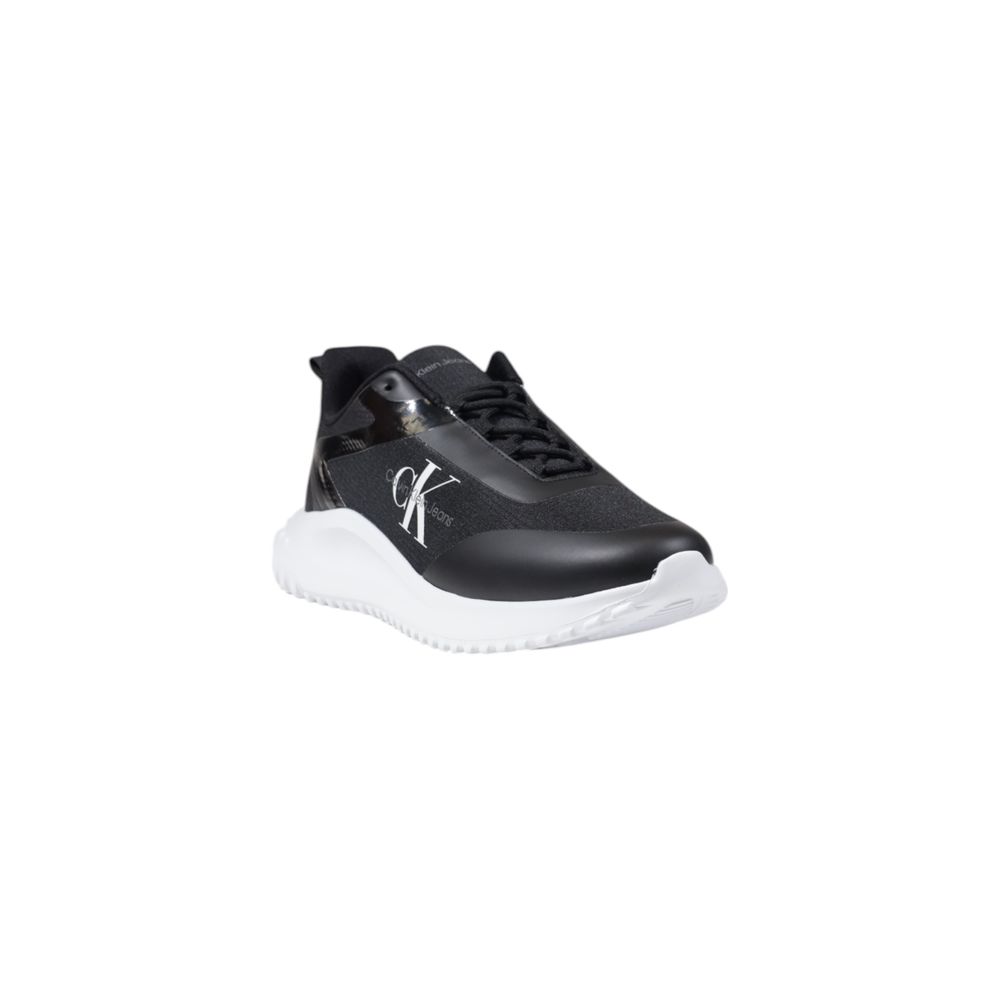 Calvin Klein Jeans Black And White Recycled Polyester Sneaker