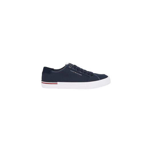 Tommy Hilfiger Blue Recycled Cotton Sneaker