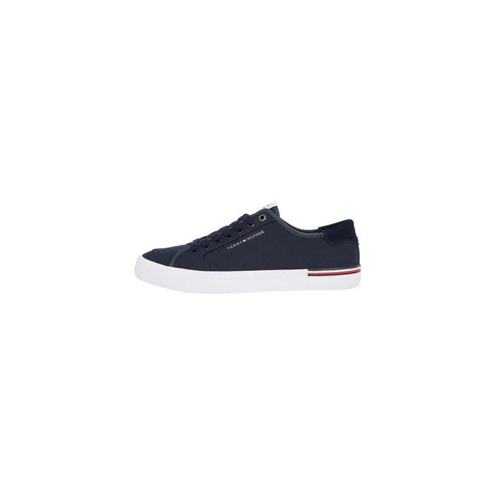 Tommy Hilfiger Blue Recycled Cotton Sneaker