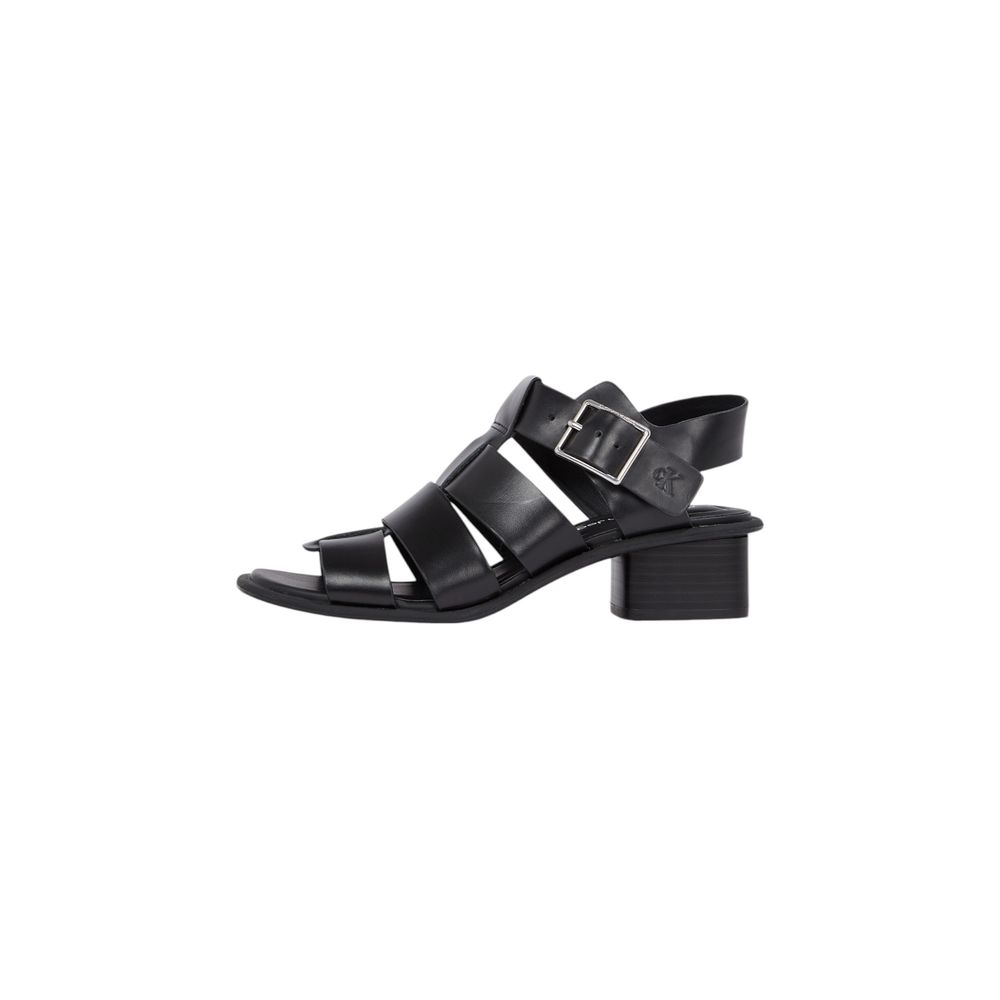 Calvin Klein Jeans Black Polyester Sandal