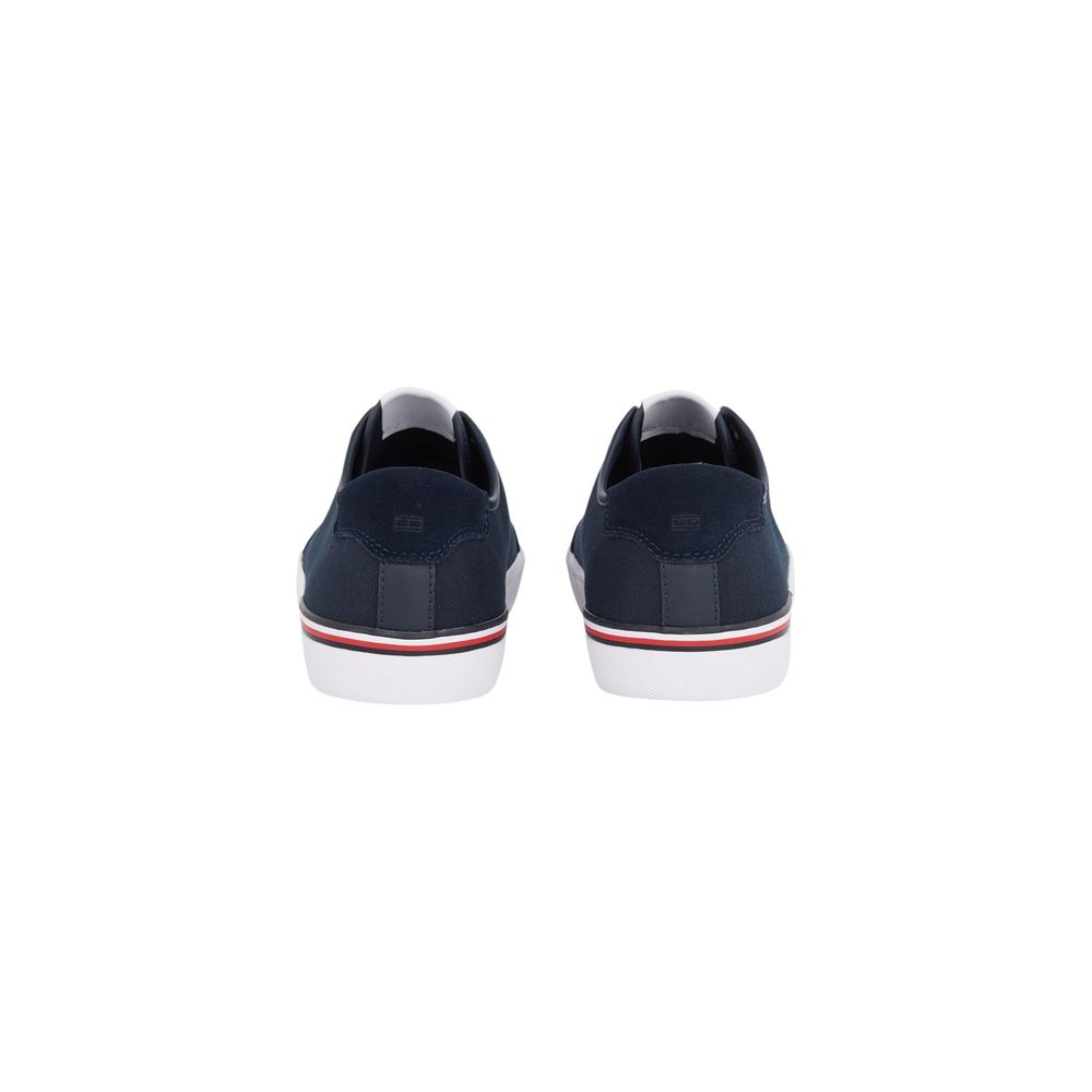 Tommy Hilfiger Blue Recycled Cotton Sneaker