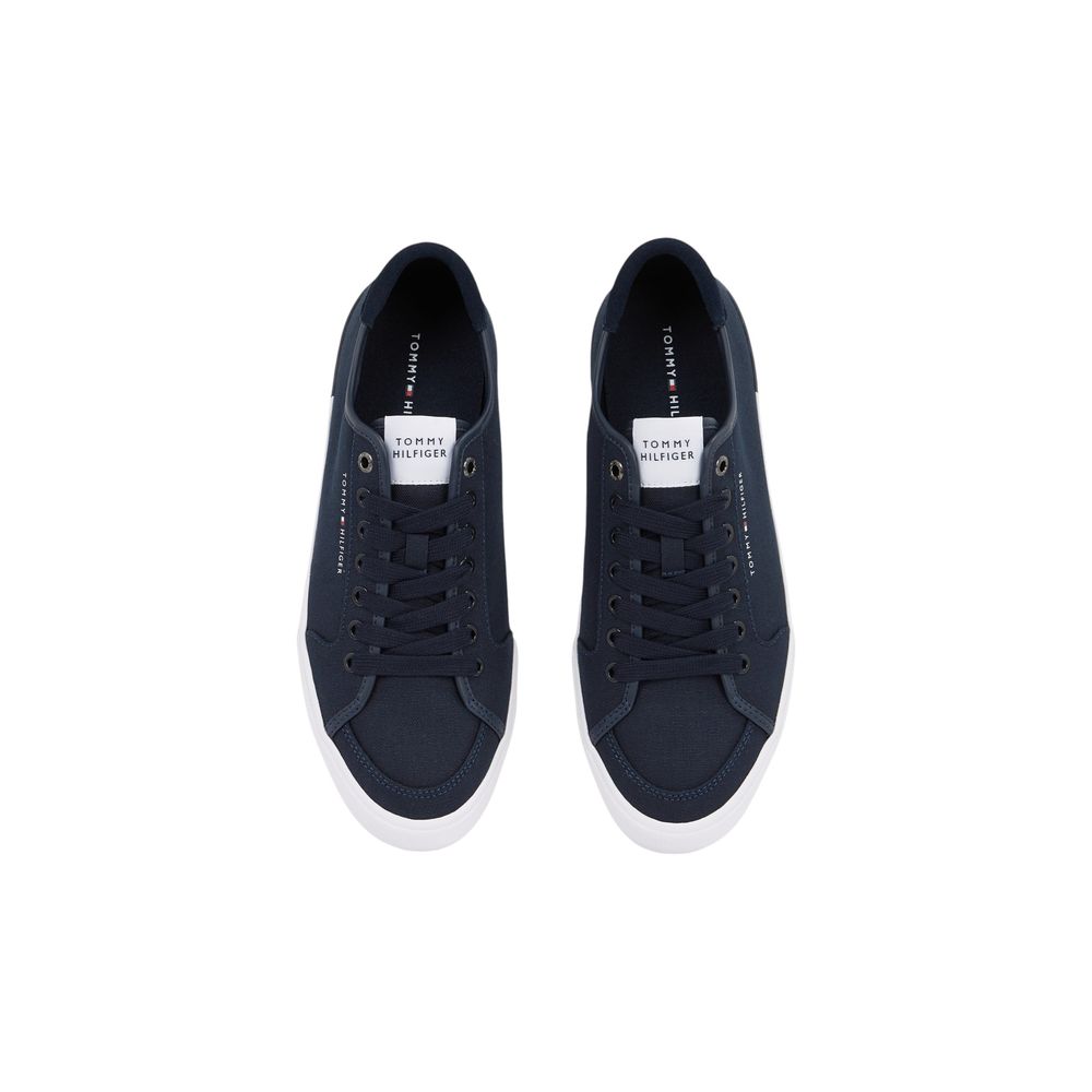 Tommy Hilfiger Blue Recycled Cotton Sneaker