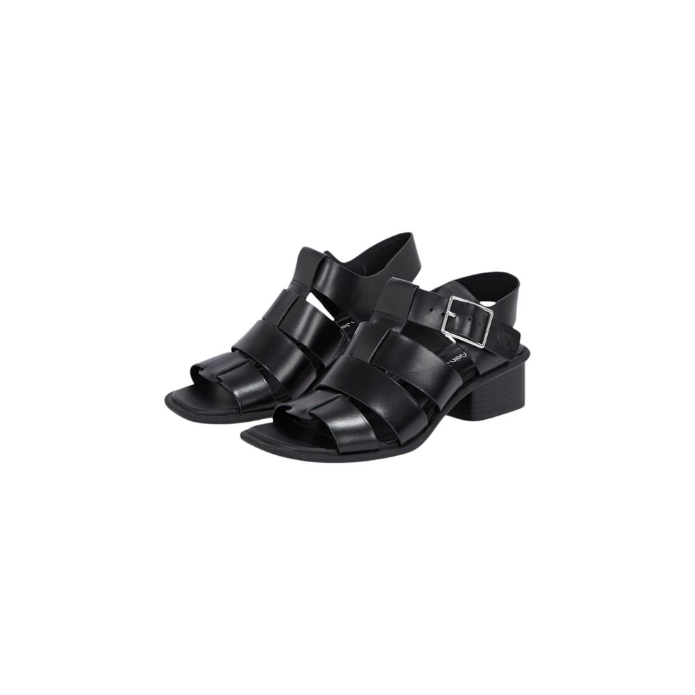 Calvin Klein Jeans Black Polyester Sandal