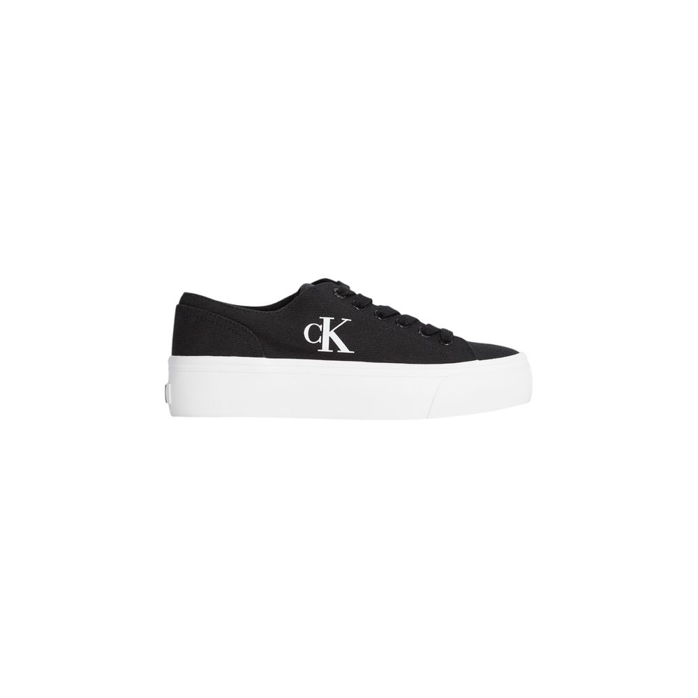 Calvin Klein Jeans Black And White Recycled Cotton Sneaker