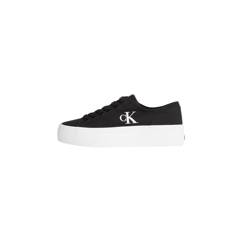 Calvin Klein Jeans Black And White Recycled Cotton Sneaker