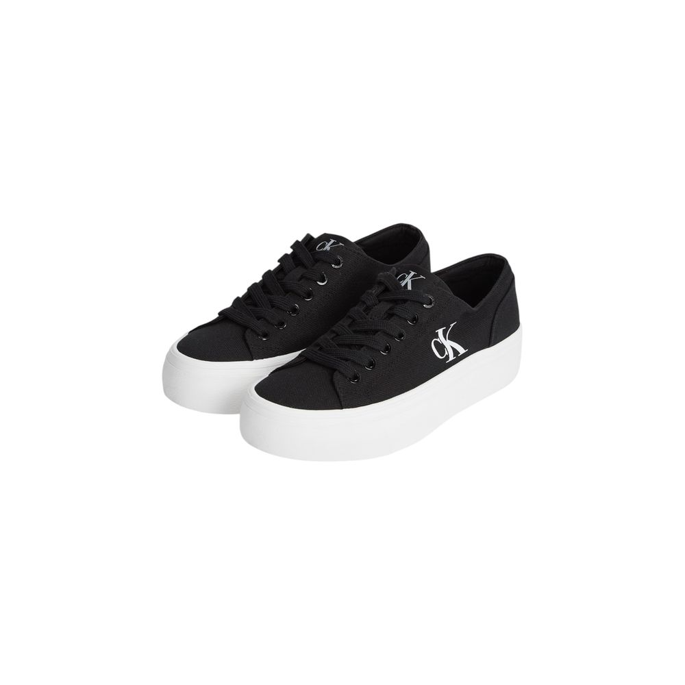 Calvin Klein Jeans Black And White Recycled Cotton Sneaker