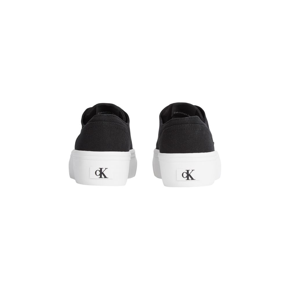 Calvin Klein Jeans Black And White Recycled Cotton Sneaker