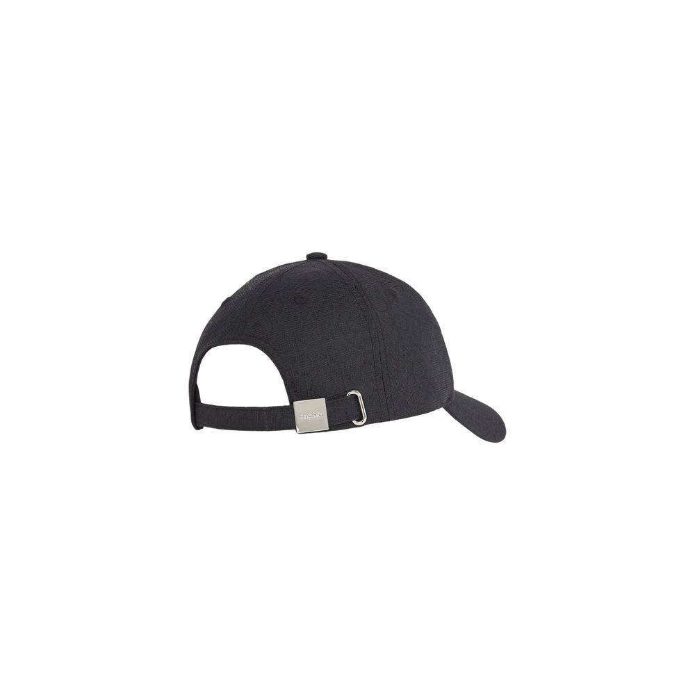 Calvin Klein Black Recycled Polyester Hat