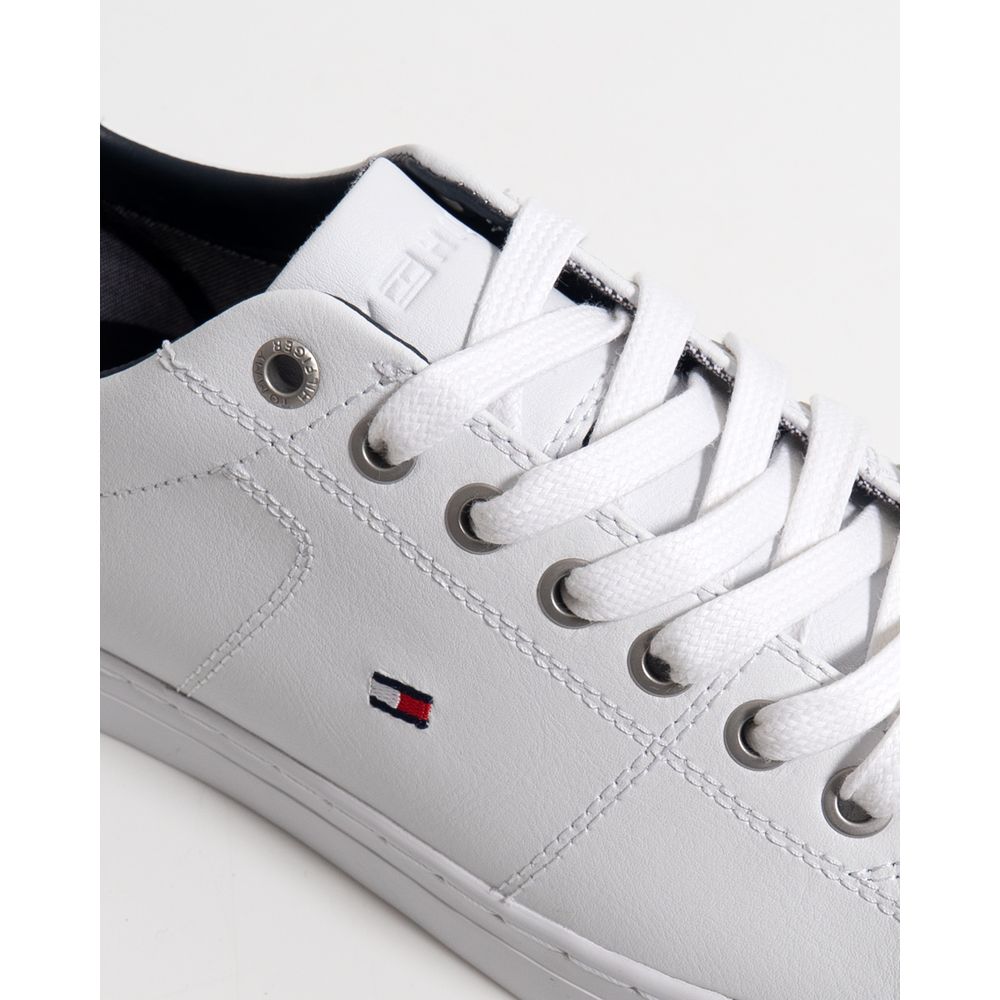 Tommy Hilfiger White Leather Sneaker