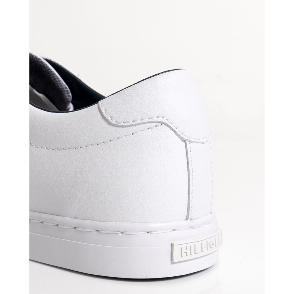 Tommy Hilfiger White Leather Sneaker