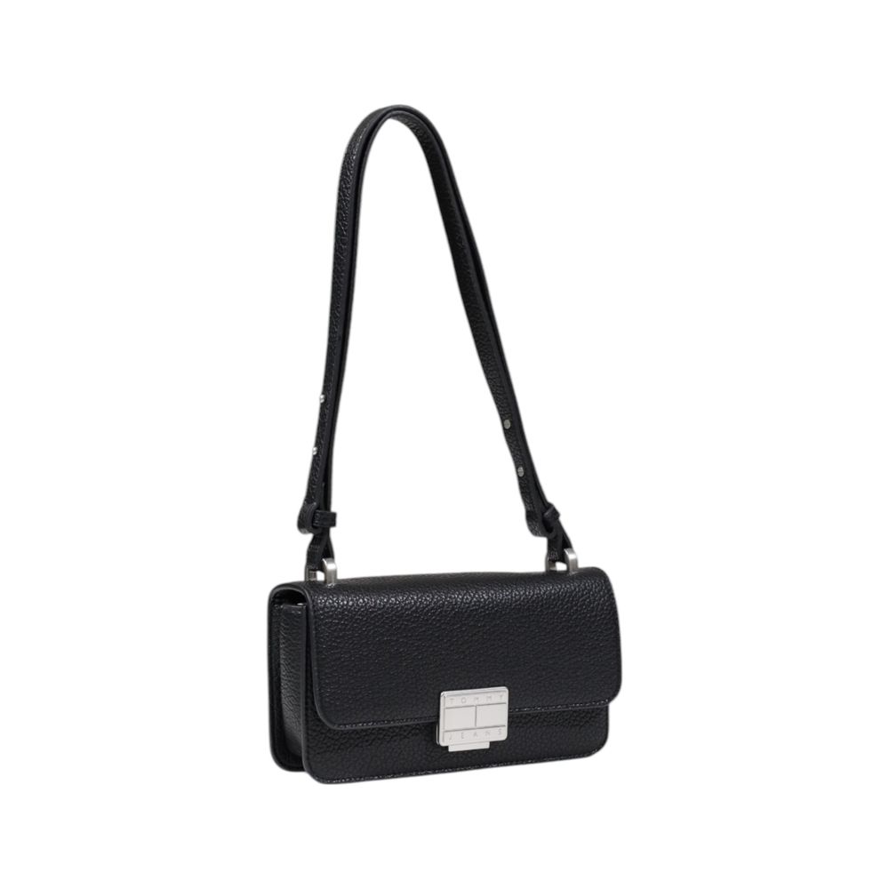 Tommy Hilfiger Jeans Black Polyethylene Handbag