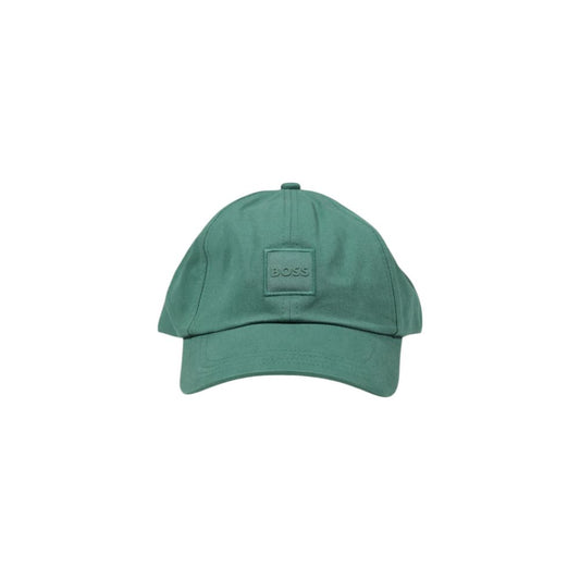 Hugo Boss Green Cotton Hats & Cap