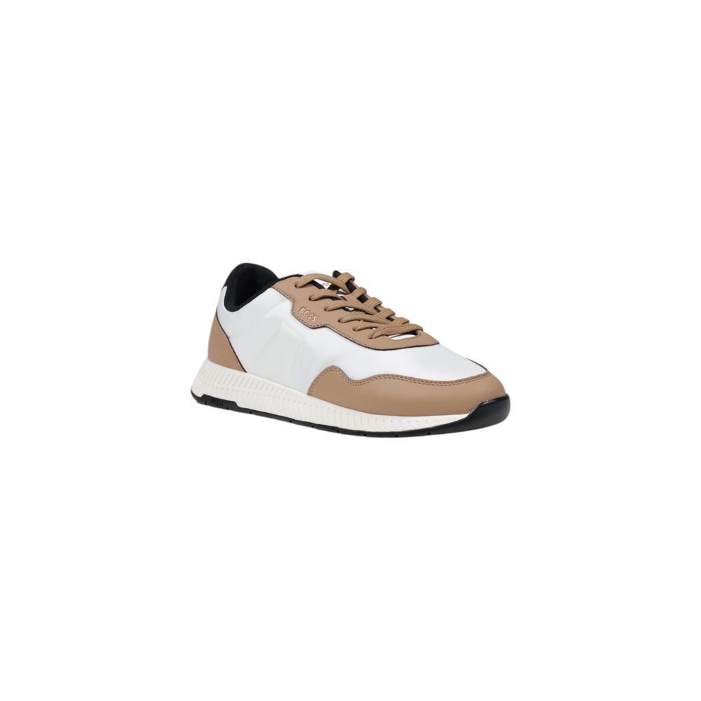 Hugo Boss White Polyester Sneaker