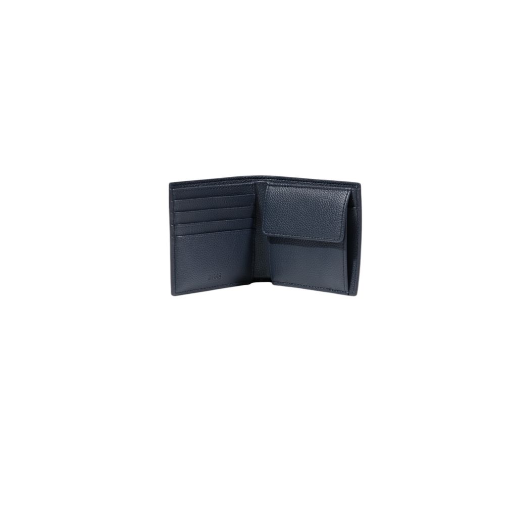 Hugo Boss Blue Recycled Polyester Wallet