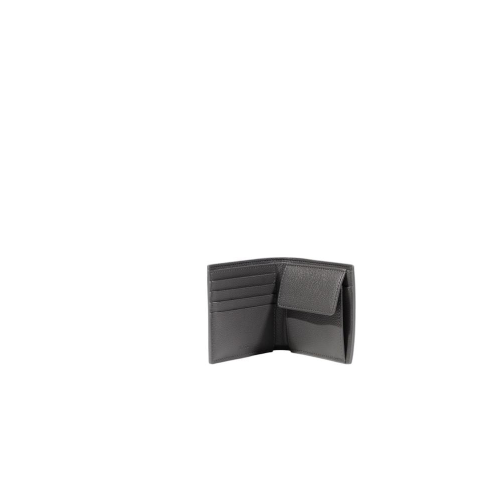 Hugo Boss Gray Recycled Polyester Wallet