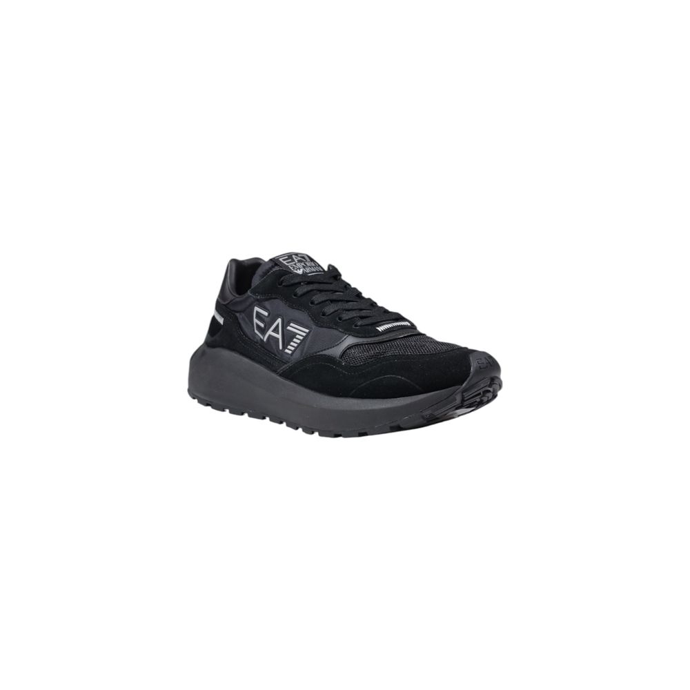 EA7 Emporio Armani Black Polyamide Sneaker