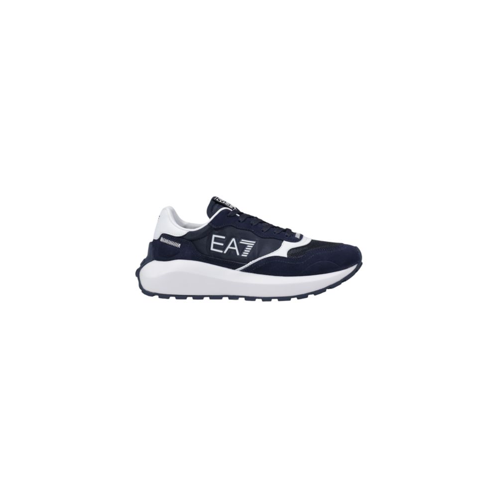 EA7 Emporio Armani Blue Polyamide Sneaker