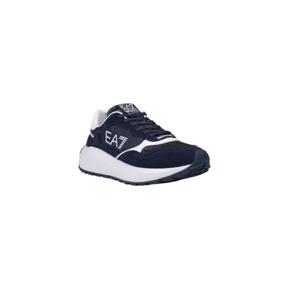 EA7 Emporio Armani Blue Polyamide Sneaker