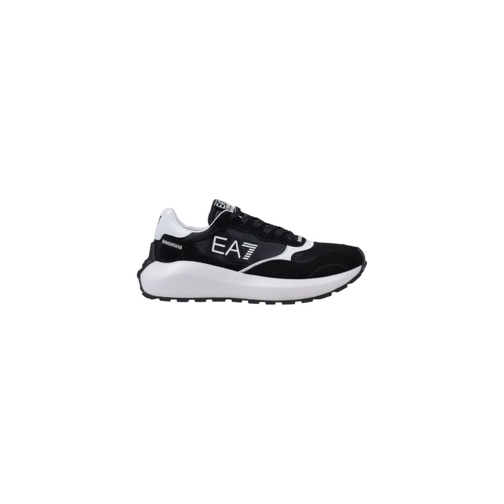 EA7 Emporio Armani Black And White Polyamide Sneaker